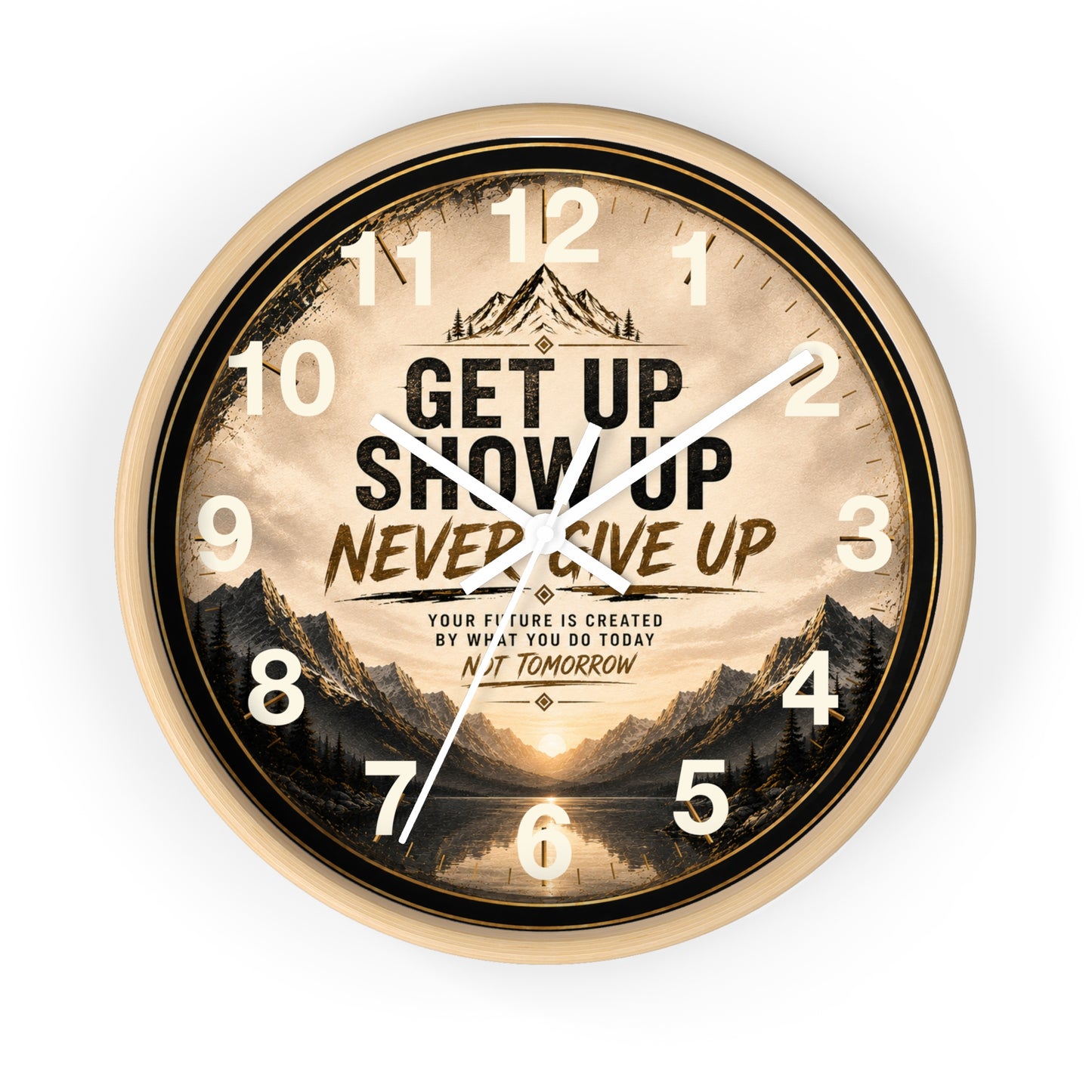 Modern Wall Clock – Stylish Silent Non-Ticking Clock for Home & Office Déco