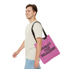 Barbells Over Breakdown Tote Bag