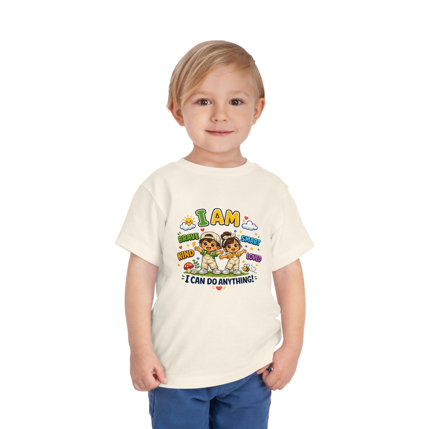Toddler Motivational T-Shirt | Inspirational Kids Graphic Tee | Soft Cotton Toddler Shirt | Positive Mindset Children's Clothing | Everyday Comfort Tee