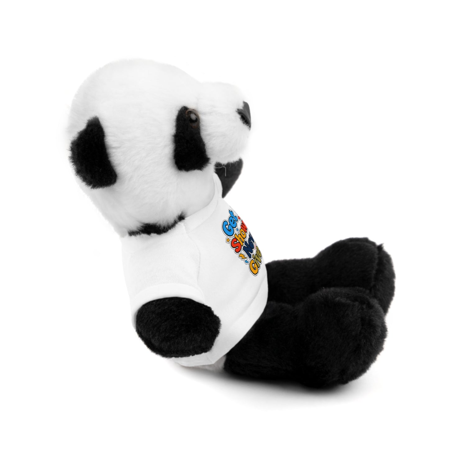 Stuffed Animals with Tee " Get Up Show Up Never Give Up"