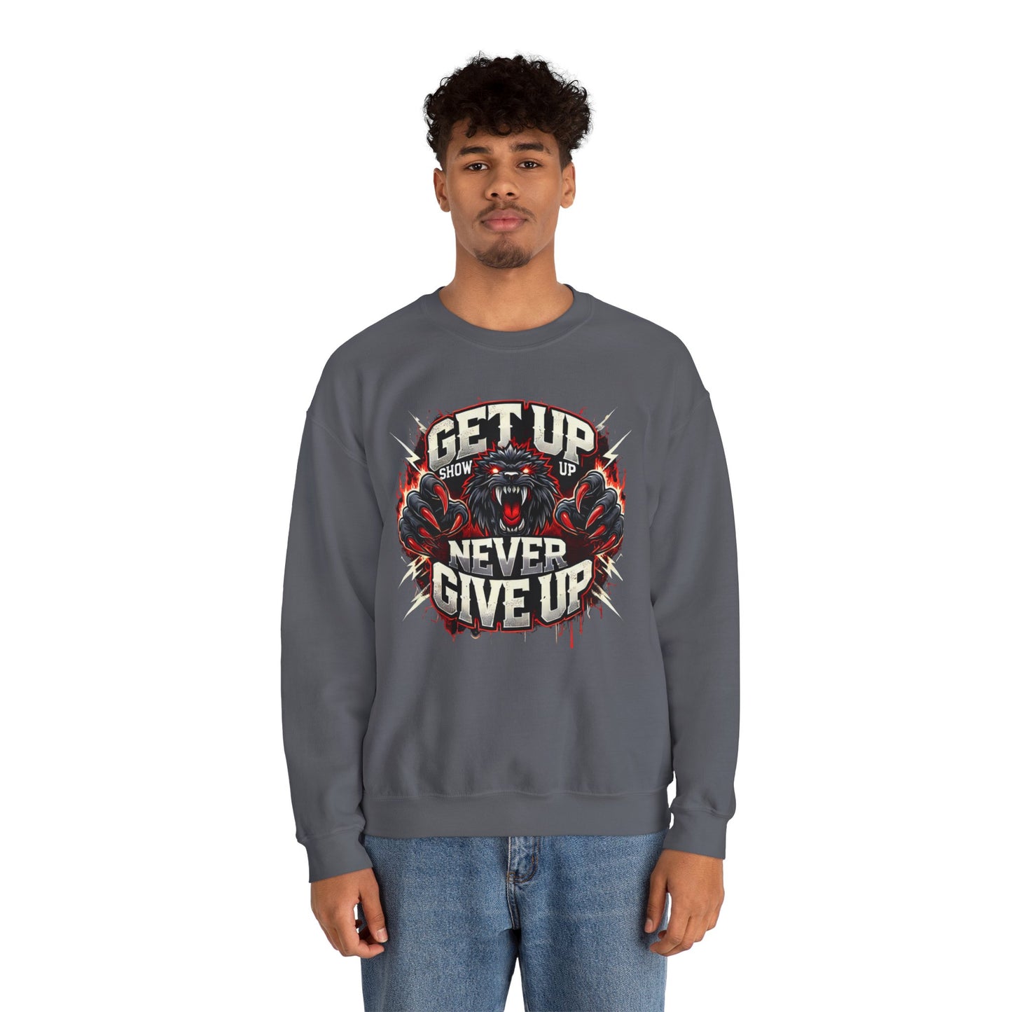 Relentless Drive Crewneck Sweatshirt UNISEX– Stay Warm, Stay Motivated