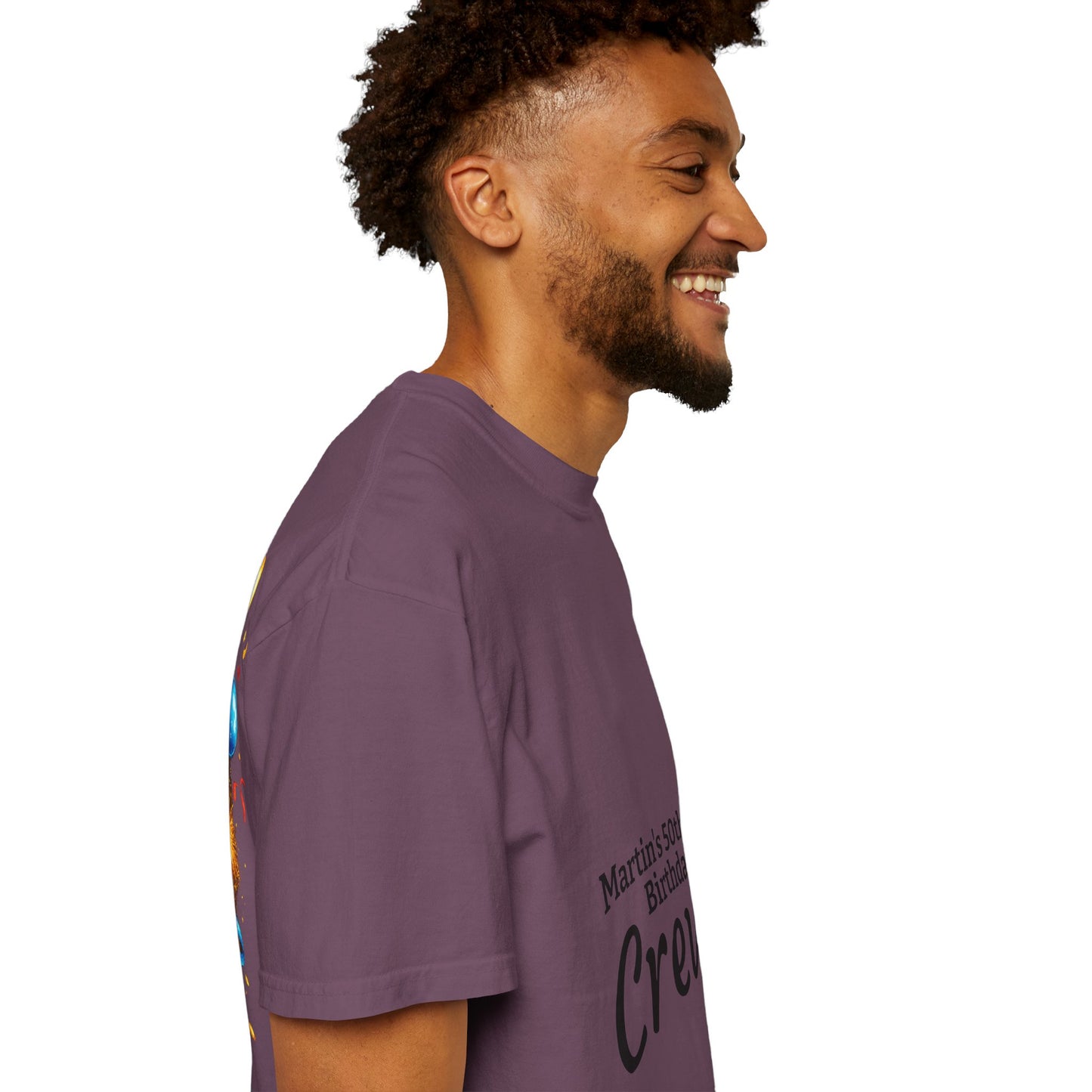 Custom Name & Age Birthday Crew T-Shirt – Personalized Group Shirt