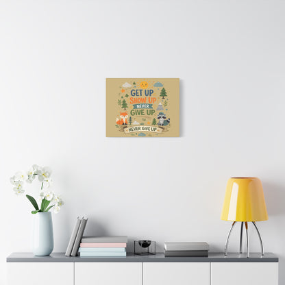 Kids Inspirational Canvas Wall Art – Premium Motivational Canvas Print for Bedroom, Playroom & Nursery Décor