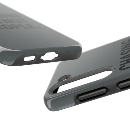 Chasing PRs Not People. Tough Phone Case