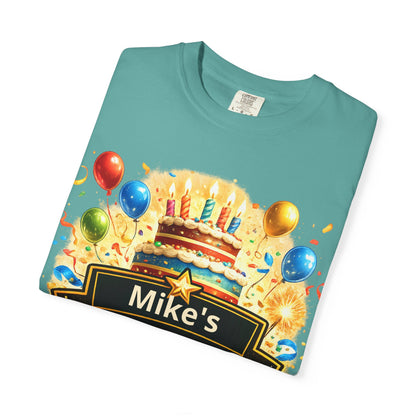 Custom Name Birthday T-Shirt – Get Up Show Up Never Give Up