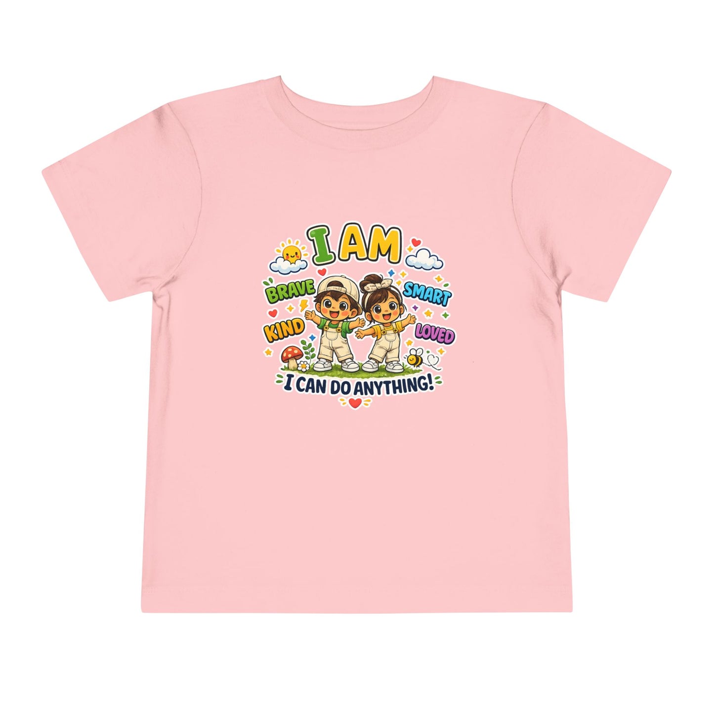 Toddler Motivational T-Shirt | Inspirational Kids Graphic Tee | Soft Cotton Toddler Shirt | Positive Mindset Children's Clothing | Everyday Comfort Tee