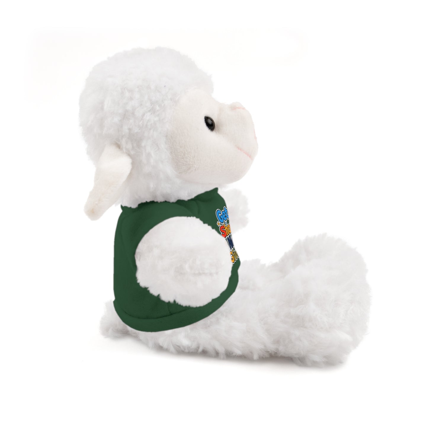 Stuffed Animals with Tee " Get Up Show Up Never Give Up"