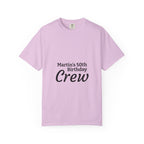 Custom Name & Age Birthday Crew T-Shirt – Personalized Group Shirt
