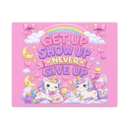 Kids Inspirational Canvas Wall Art – Premium Motivational Canvas Print for Bedroom, Playroom & Nursery Décor