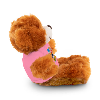 Stuffed Animals with Tee " Get Up Show Up Never Give Up"