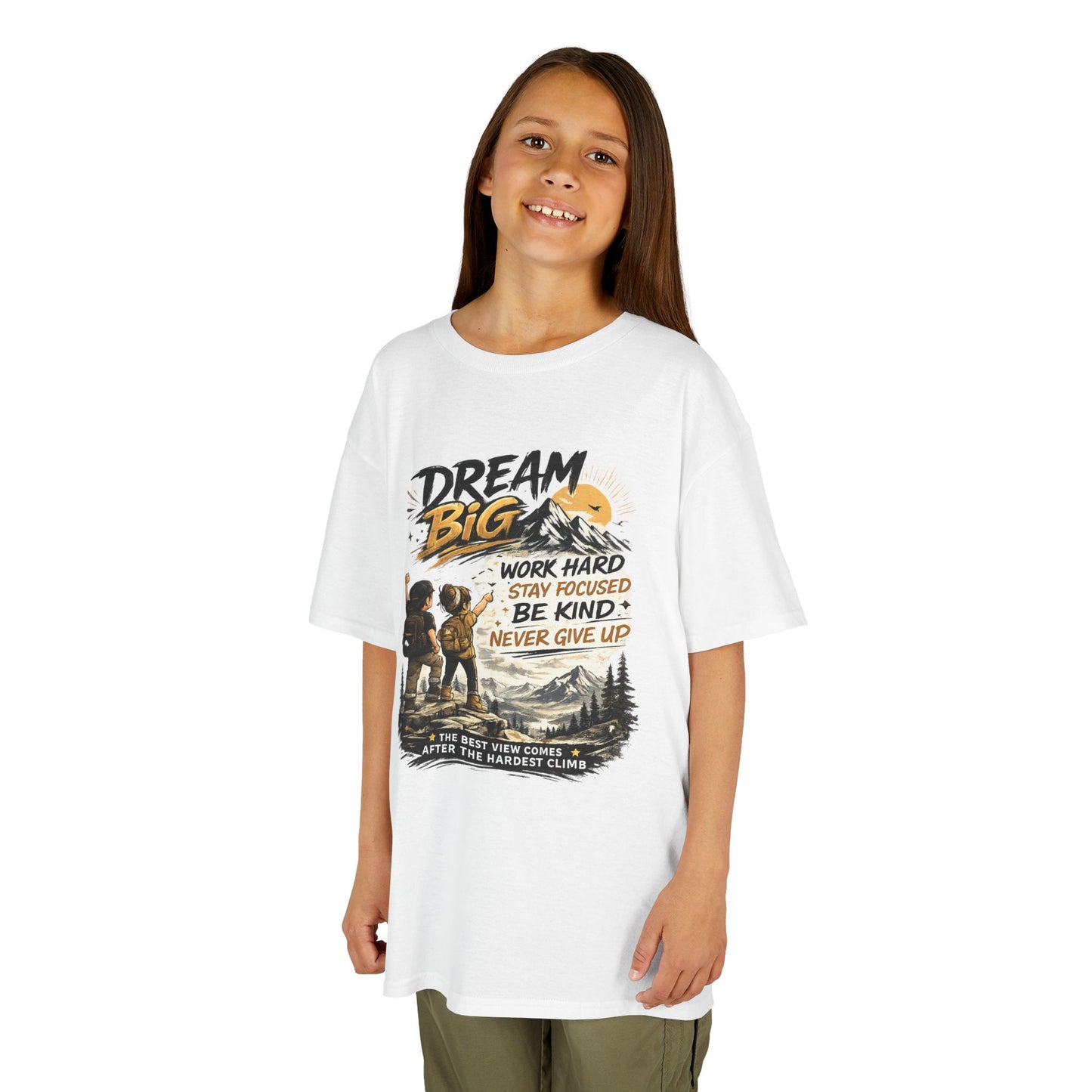 Kids Heavy Cotton™ Motivational T shirt