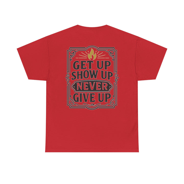 Barbells Over Breakdown. Unisex Heavy Cotton Tee