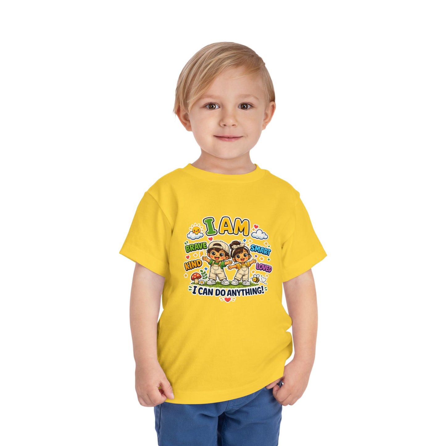 Toddler Motivational T-Shirt | Inspirational Kids Graphic Tee | Soft Cotton Toddler Shirt | Positive Mindset Children's Clothing | Everyday Comfort Tee
