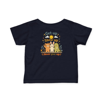 Infant Motivational Jersey T-Shirt | Soft Cotton Baby Graphic Tee | Inspirational Infant Shirt | Positive Message Baby Clothing | Cute Baby Outfit Gift
