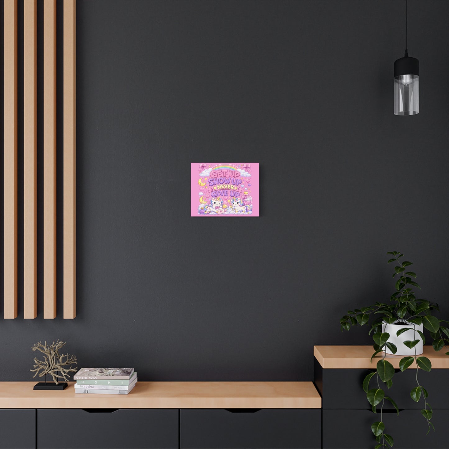 Kids Inspirational Canvas Wall Art – Premium Motivational Canvas Print for Bedroom, Playroom & Nursery Décor