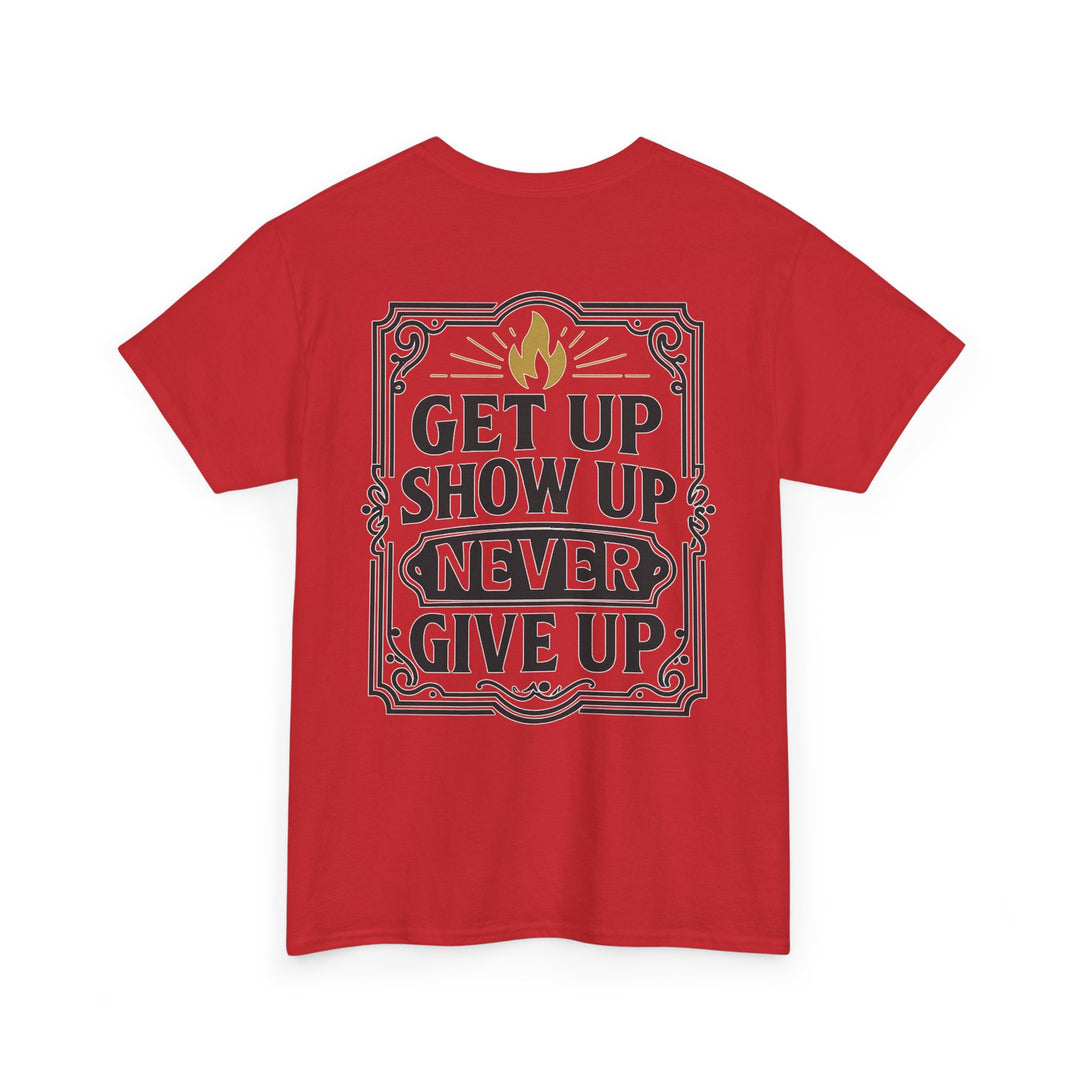 Barbells Over Breakdown. Unisex Heavy Cotton Tee