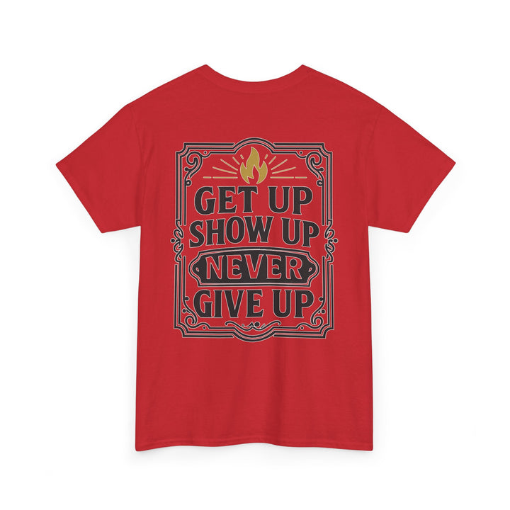 Barbells Over Breakdown. Unisex Heavy Cotton Tee