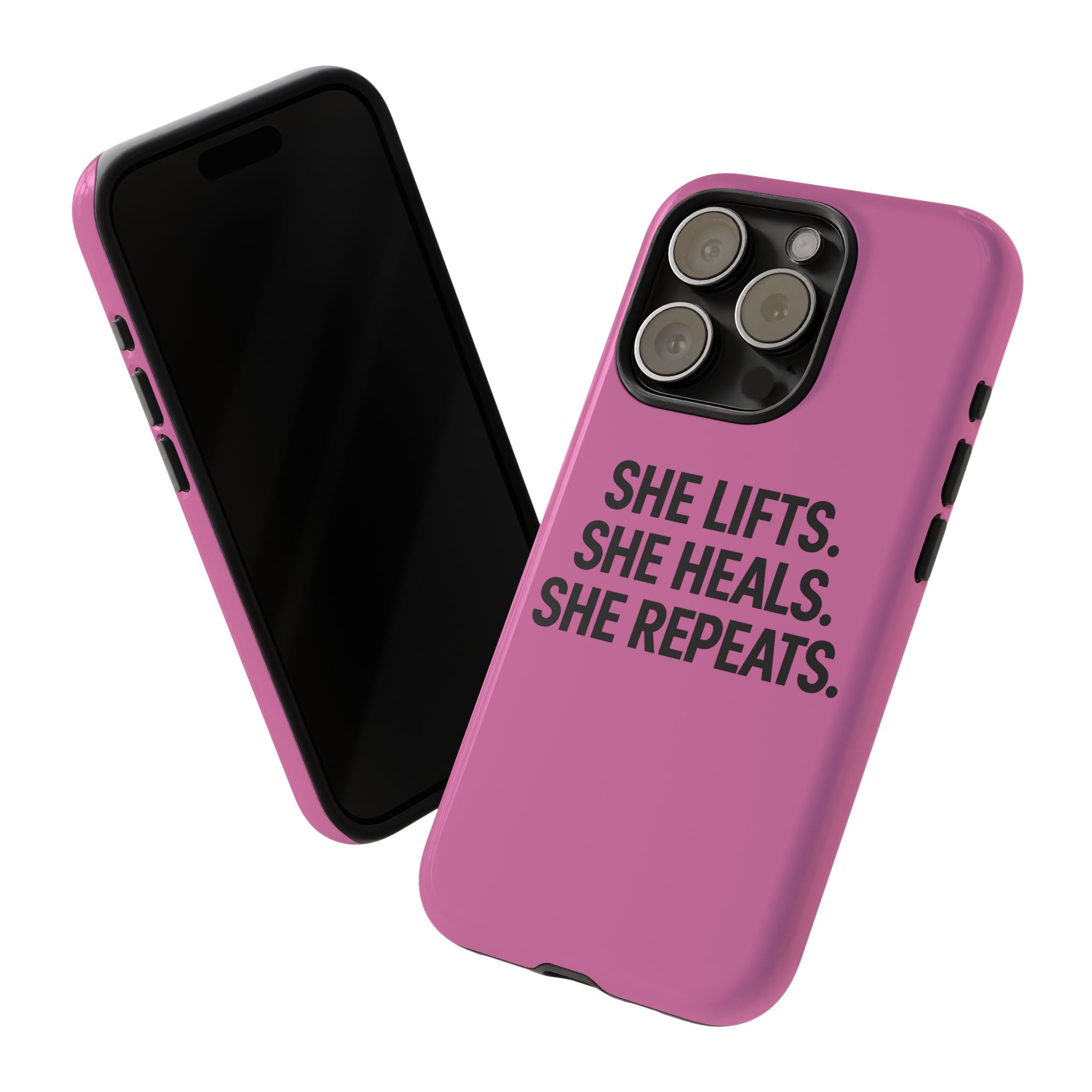 She lifts. She heals. She repeats. Tough Phone Cases