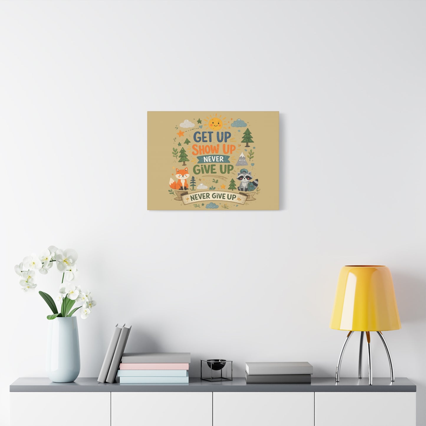 Kids Inspirational Canvas Wall Art – Premium Motivational Canvas Print for Bedroom, Playroom & Nursery Décor