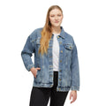 Women's Classic Denim Jacket " Chasing PRs Not People"