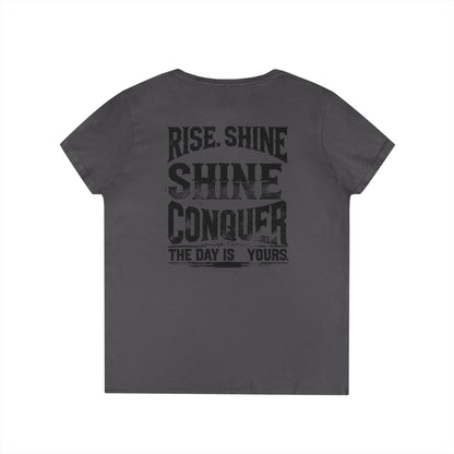Women's V Neck-Strength in Motion