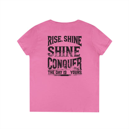 Women's V Neck-Strength in Motion
