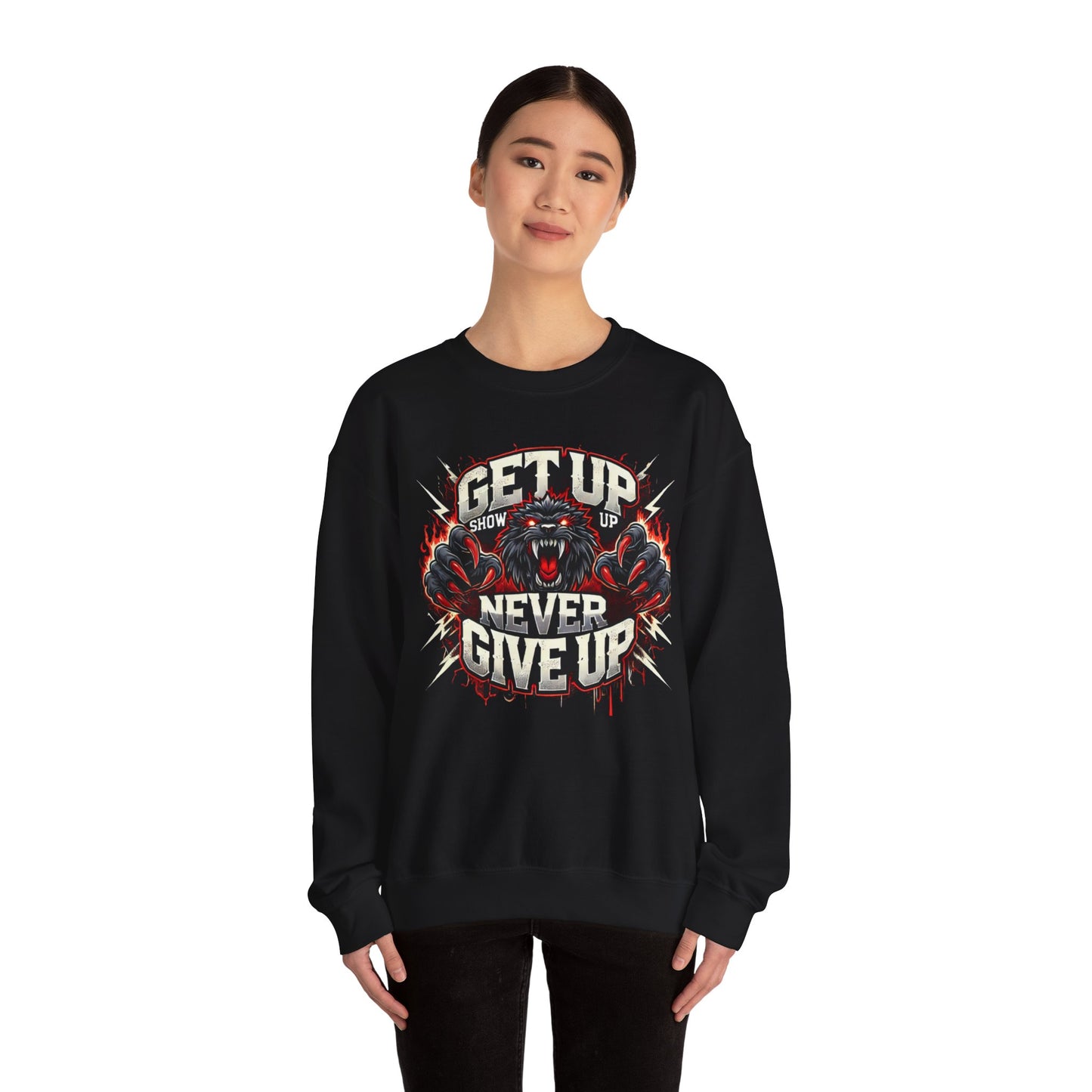 Relentless Drive Crewneck Sweatshirt UNISEX– Stay Warm, Stay Motivated