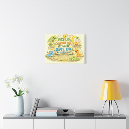 Kids Inspirational Canvas Wall Art – Premium Motivational Canvas Print for Bedroom, Playroom & Nursery Décor