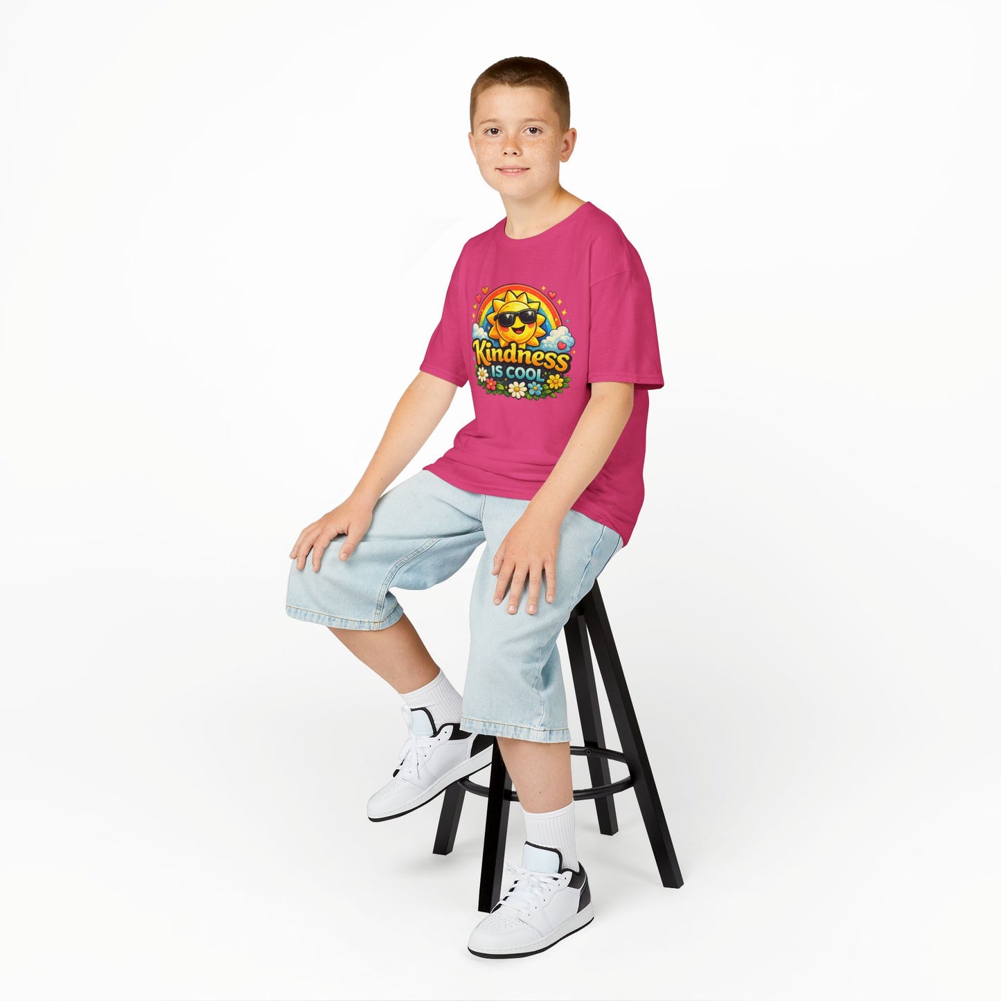 Kids Heavy Cotton™ Tee "Kindness is Cool"