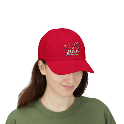 Patriotic Dad Hat – 4th of July Adjustable Baseball Cap for Men & Women