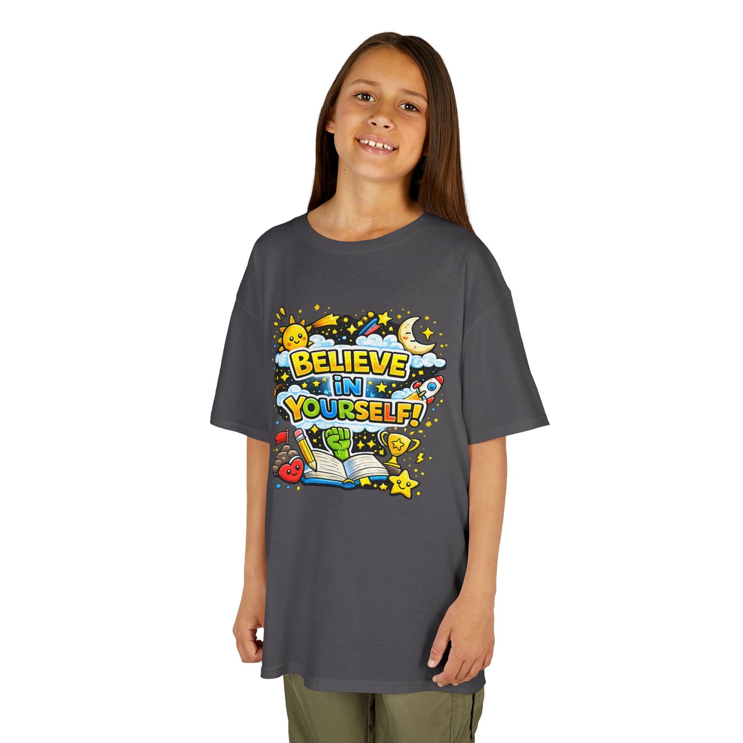 Kids Heavy Cotton™ Motivational T Shirt