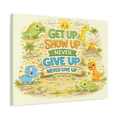 Kids Inspirational Canvas Wall Art – Premium Motivational Canvas Print for Bedroom, Playroom & Nursery Décor