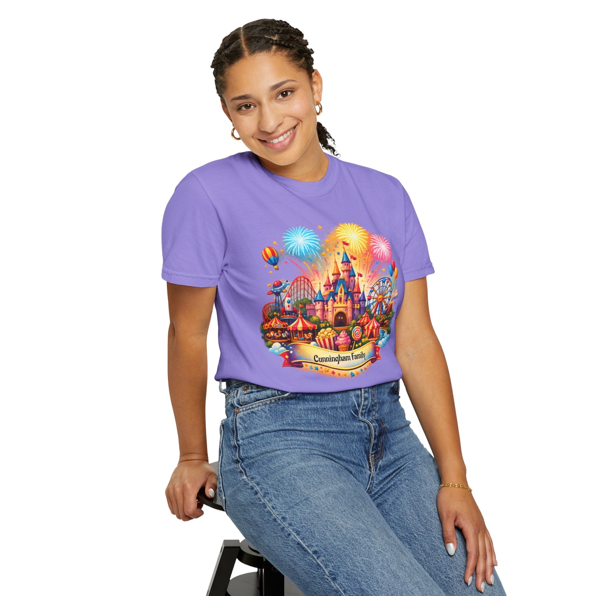 Customizable Name Graphic T-Shirt – for Disney Trips, Theme Park Vacations