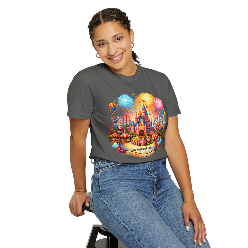 Customizable Name Graphic T-Shirt – for Disney Trips, Theme Park Vacations
