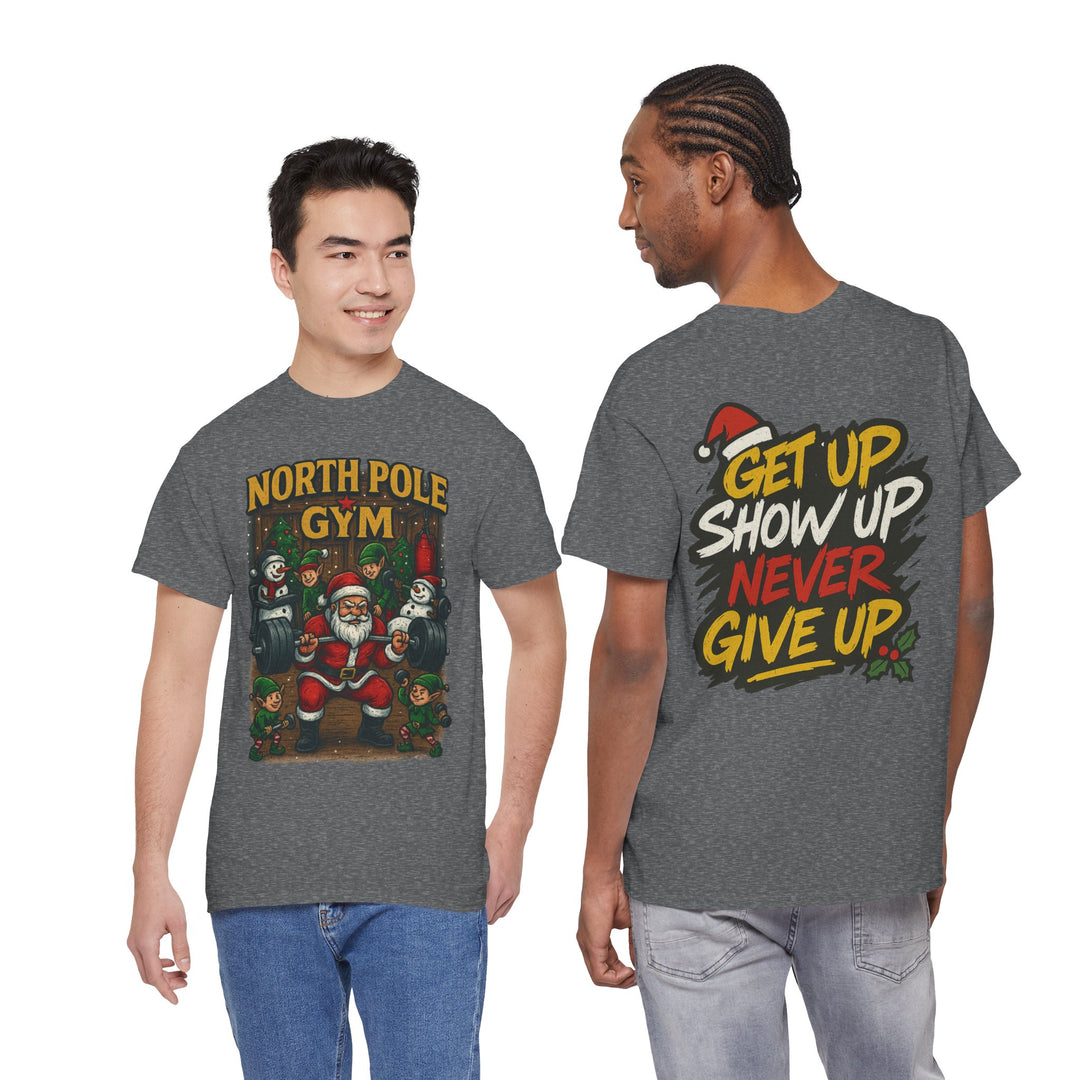 North Pole Gym. Unisex Heavy Cotton Tee