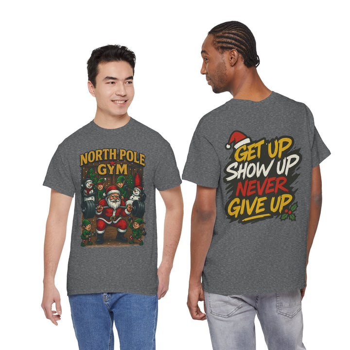 North Pole Gym. Unisex Heavy Cotton Tee