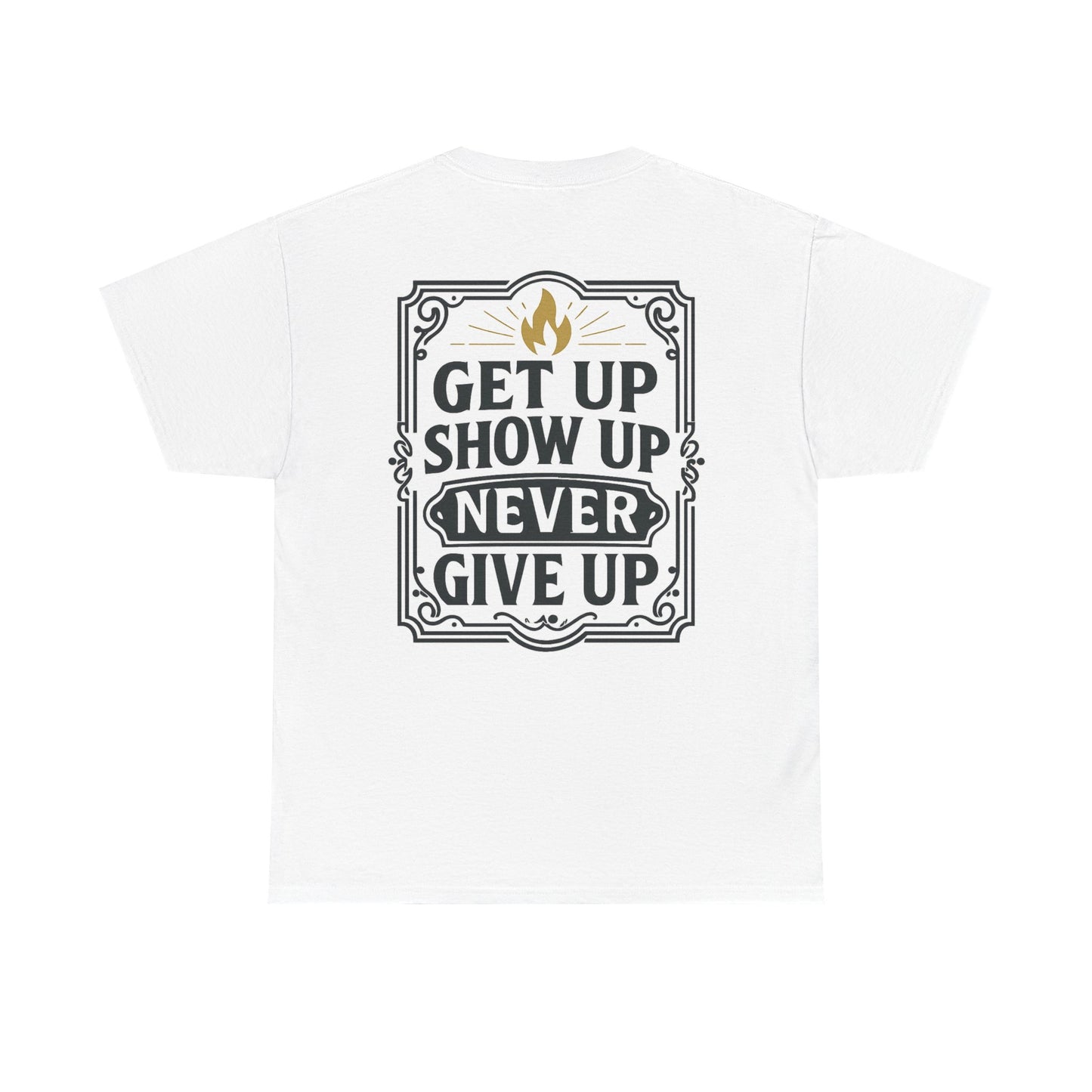 Discipline Outlifts Motivation. Unisex Heavy Cotton Tee