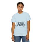 Custom Name & Age Birthday Crew T-Shirt – Personalized Group Shirt