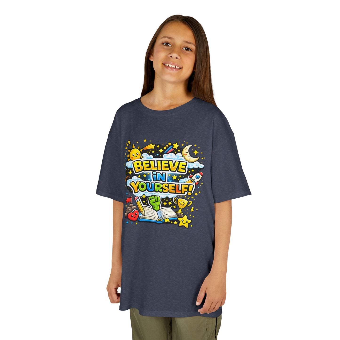 Kids Heavy Cotton™ Motivational T Shirt
