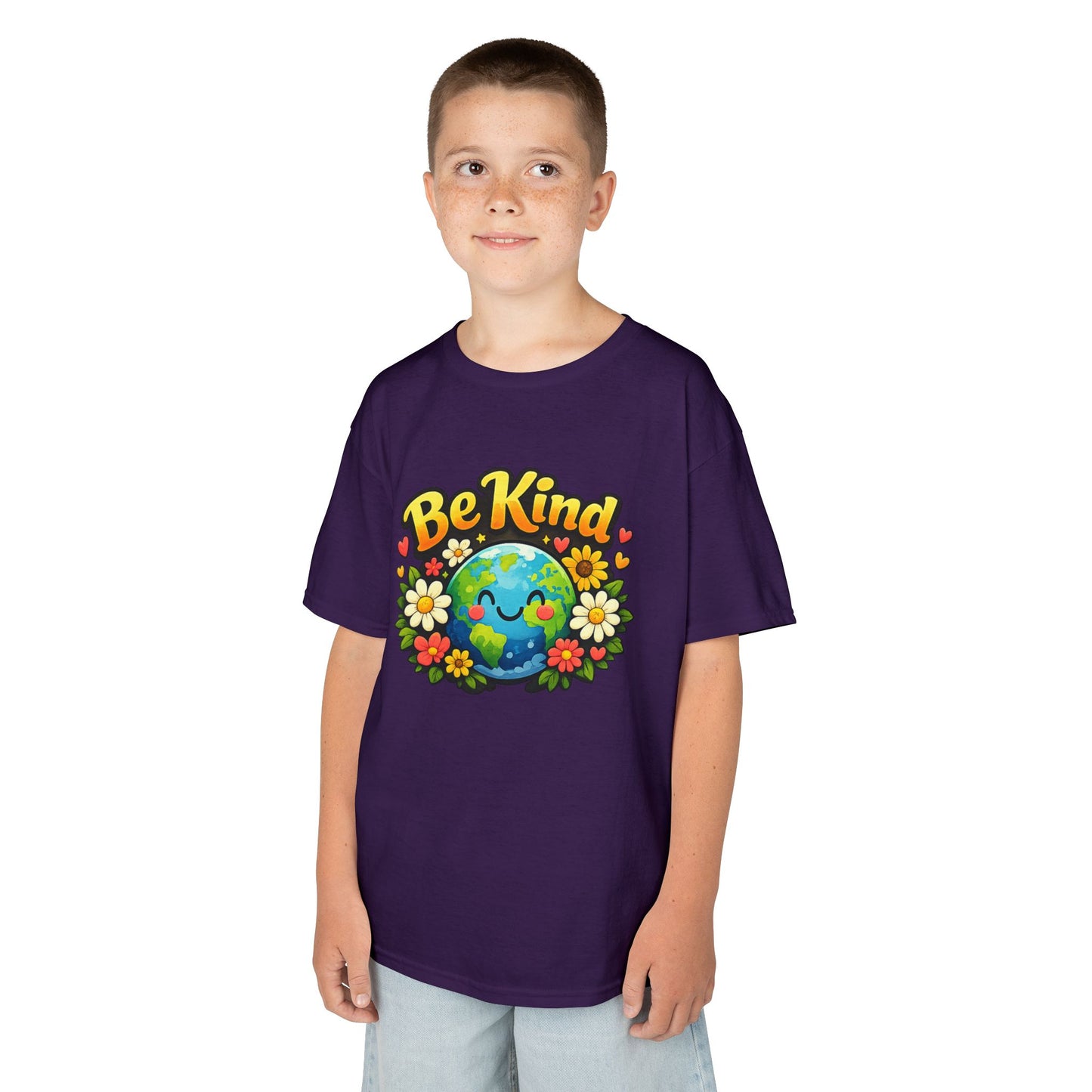 Kids Heavy Cotton™ Tee "Be Kind"