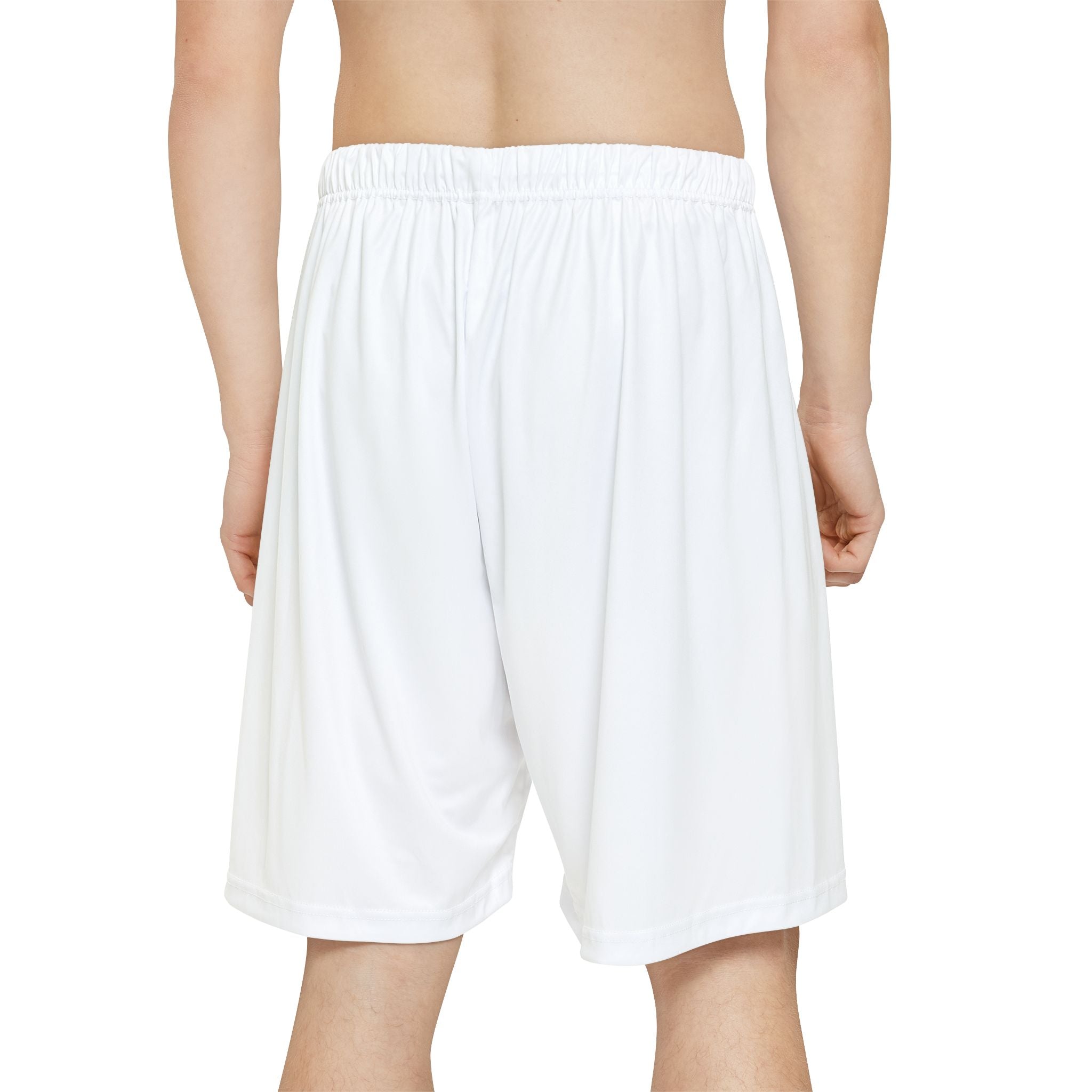Relentless Performance Men’s Sports Shorts (White)