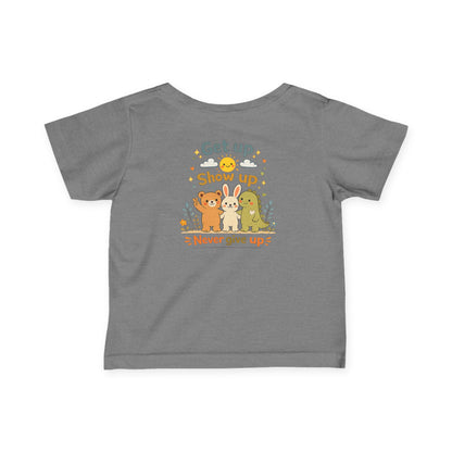Infant Motivational Jersey T-Shirt | Soft Cotton Baby Graphic Tee | Inspirational Infant Shirt | Positive Message Baby Clothing | Cute Baby Outfit Gift