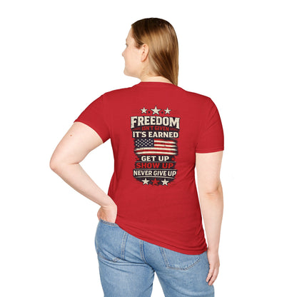 Patriotic 4th of July Unisex T-Shirt | Soft USA Independence Day Tee | American Pride Graphic Shirt for Men & Women
