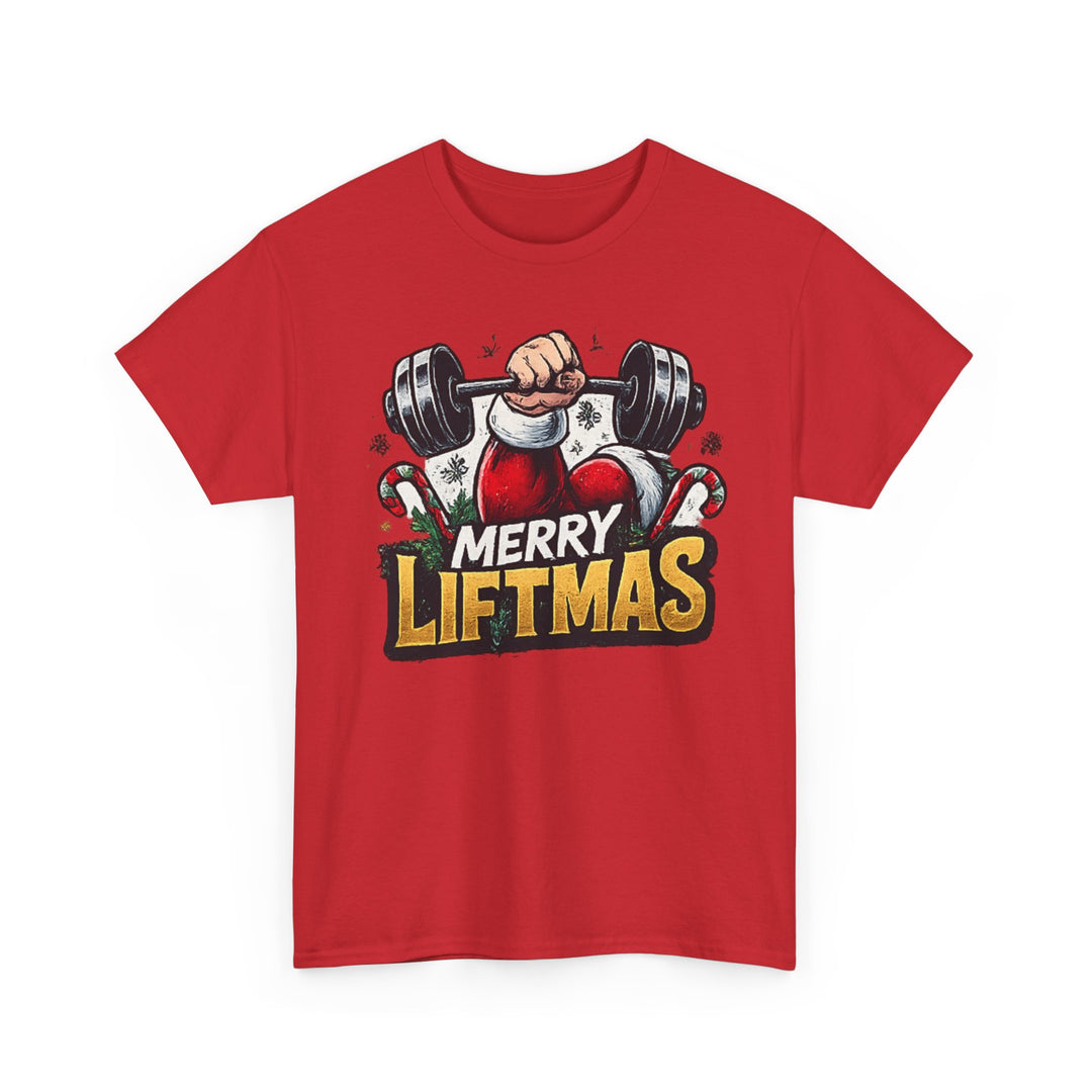 Merry Liftmas Unisex Heavy Cotton Tee