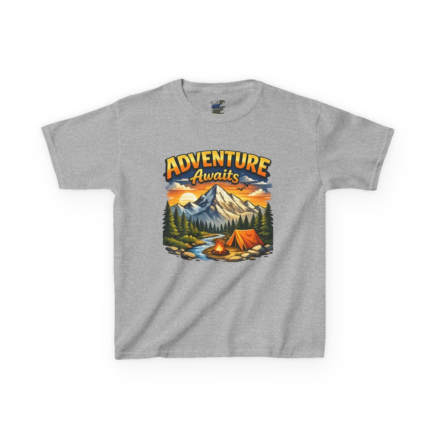 Kids Heavy Cotton™ Tee Adventure Awaits