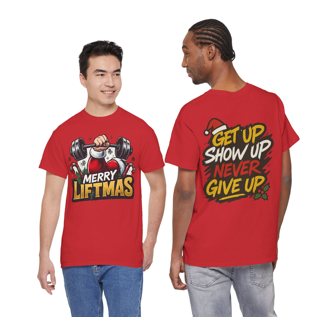 Merry Liftmas Unisex Heavy Cotton Tee
