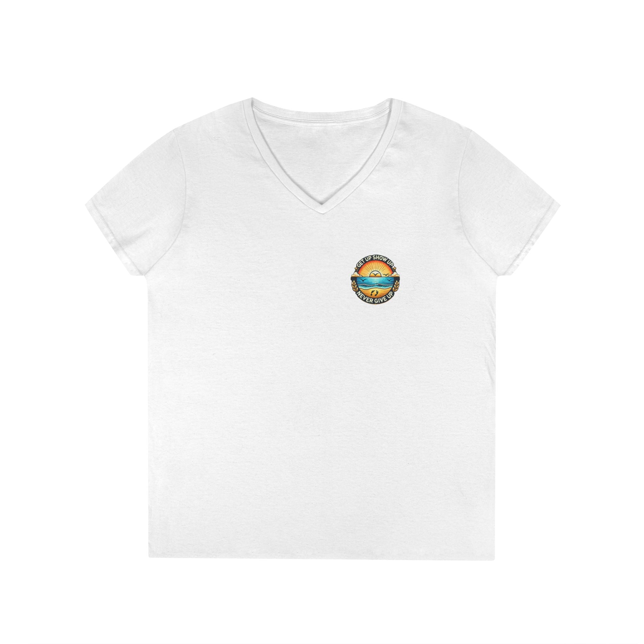 Women's V Neck-Strength in Motion