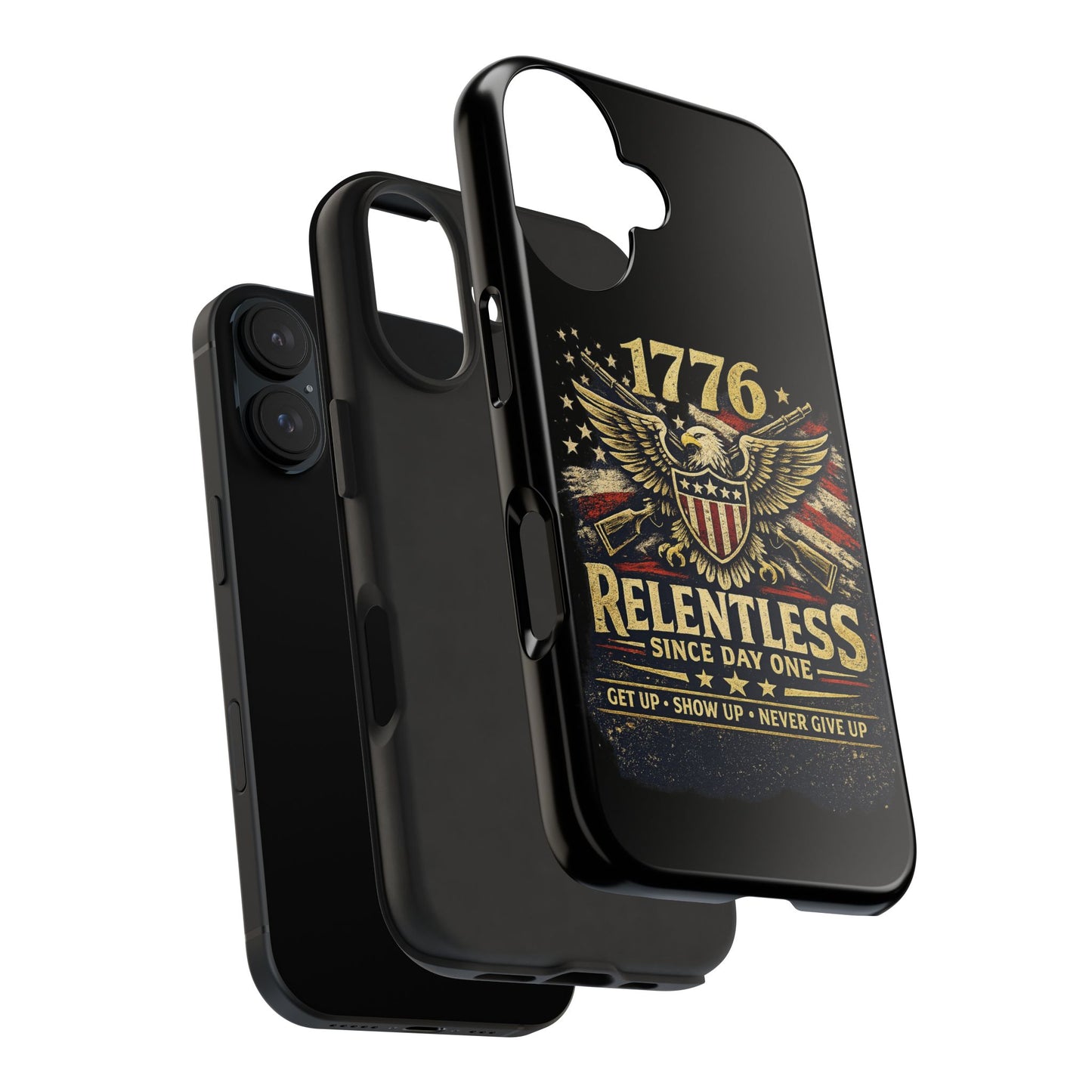 Patriotic 4th of July Tough Phone Case | Shockproof Protective Cover for iPhone & Samsung | USA Independence Day Design