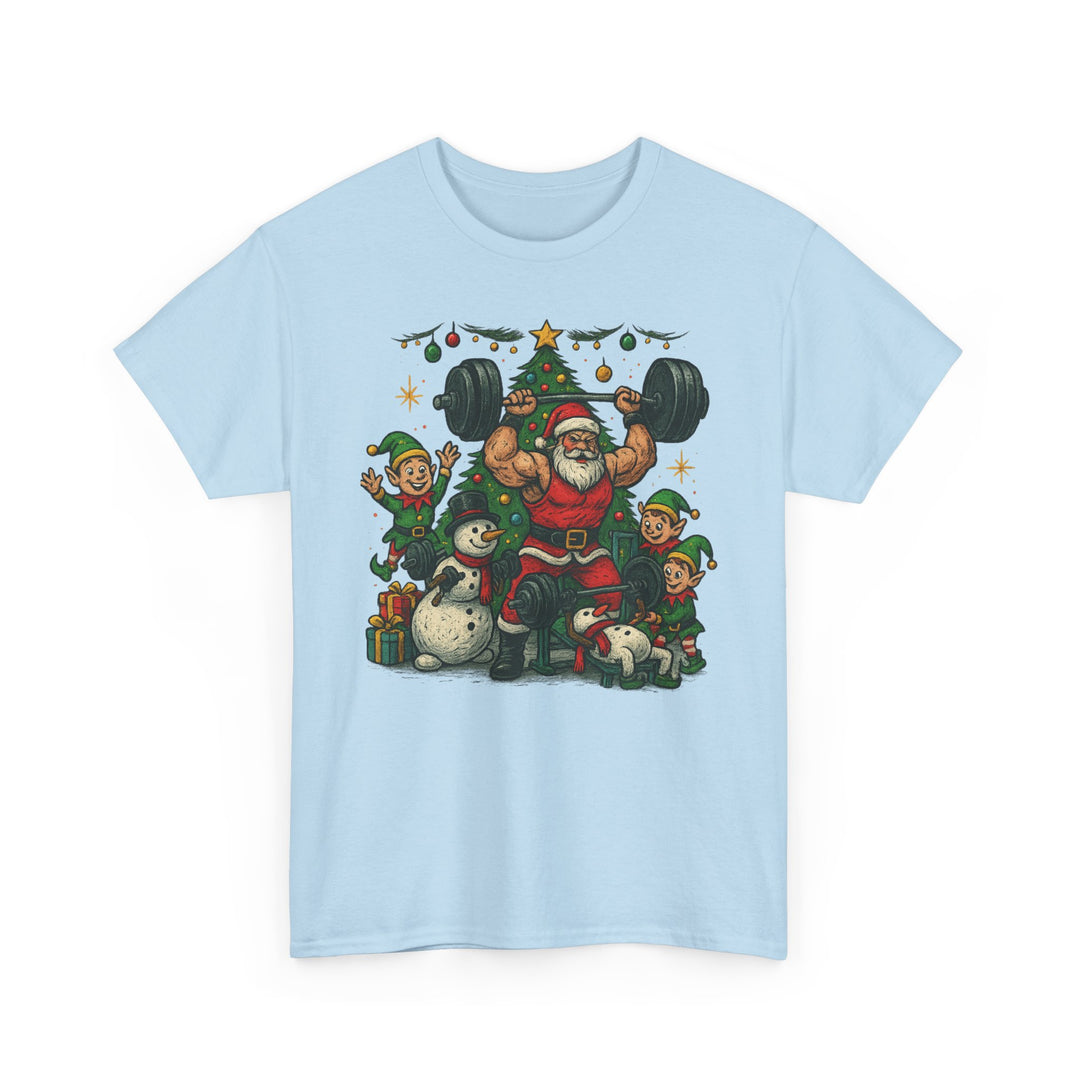 Christmas/Holiday Workout Unisex Heavy Cotton Tee