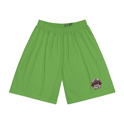 Relentless Performance Men’s Sports Shorts (Green)